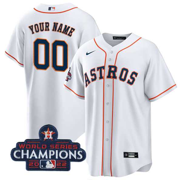 Men's Houston Astros Active Player Custom White 2022 World Series Champions Cool Base Stitched Baseball Jersey,We sell and wholesale Men's Houston Astros Active Player Custom White 2022 World Series Champions Cool Base Stitched Baseball Jersey on line form chian!
